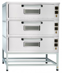 Пекарский шкаф электрический подовый Abat ЭШП-3-01КП (320 °C) нерж. камера