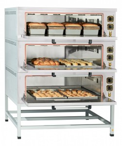 Пекарский шкаф электрический подовый Abat ЭШП-3-01 (270 °C) нерж. камера