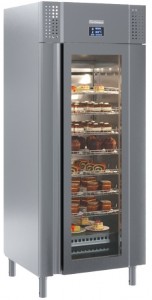 Шкаф холодильный Carboma PRO с высоким уровнем контроля влажности M700GN-1-G-HHC 9005 (сыр, мясо)